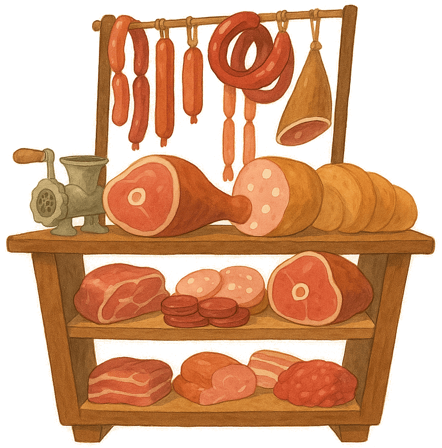 Fleisch aus Fleischerei Dünnebier